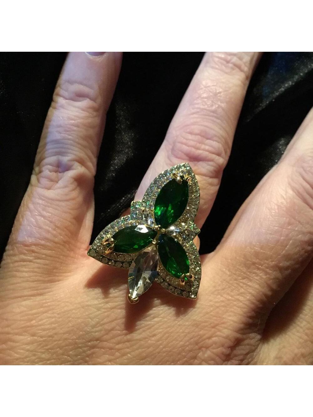 Green Gold Ring 8